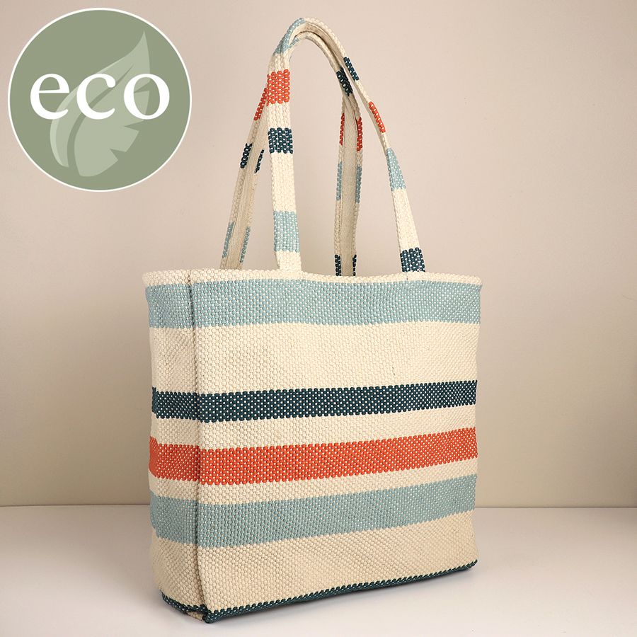 Striped clearance beach bag